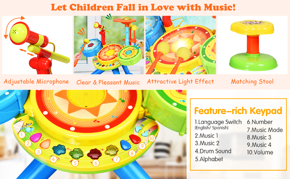 kids drum toy