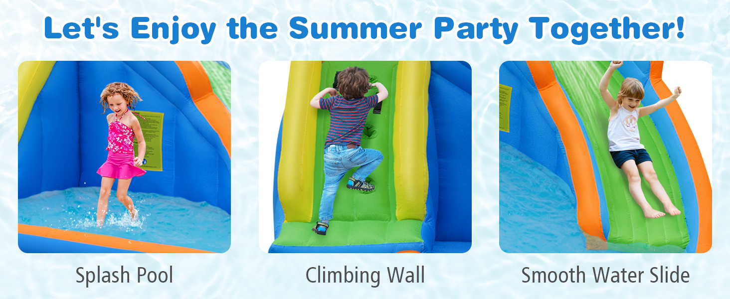 inflatable water slide