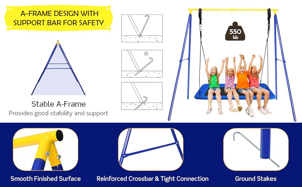 swing sat for backyard