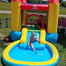 blow up water slides