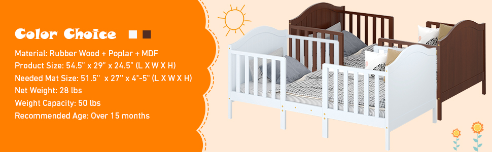 Specifications of this kids bed
