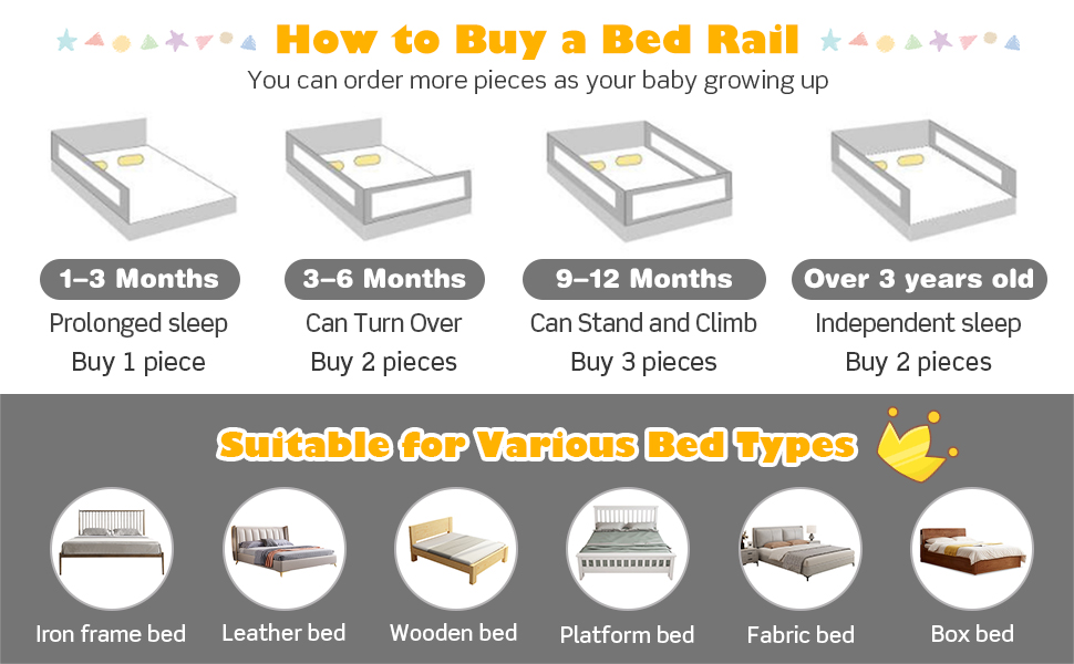 extra long bed rail