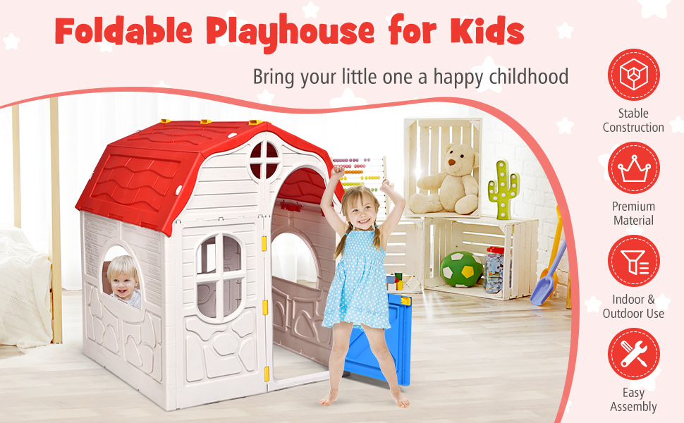 foldable playhouse for kids