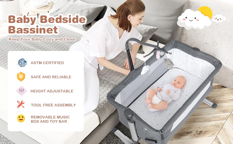 Baby Bedside Bassinet