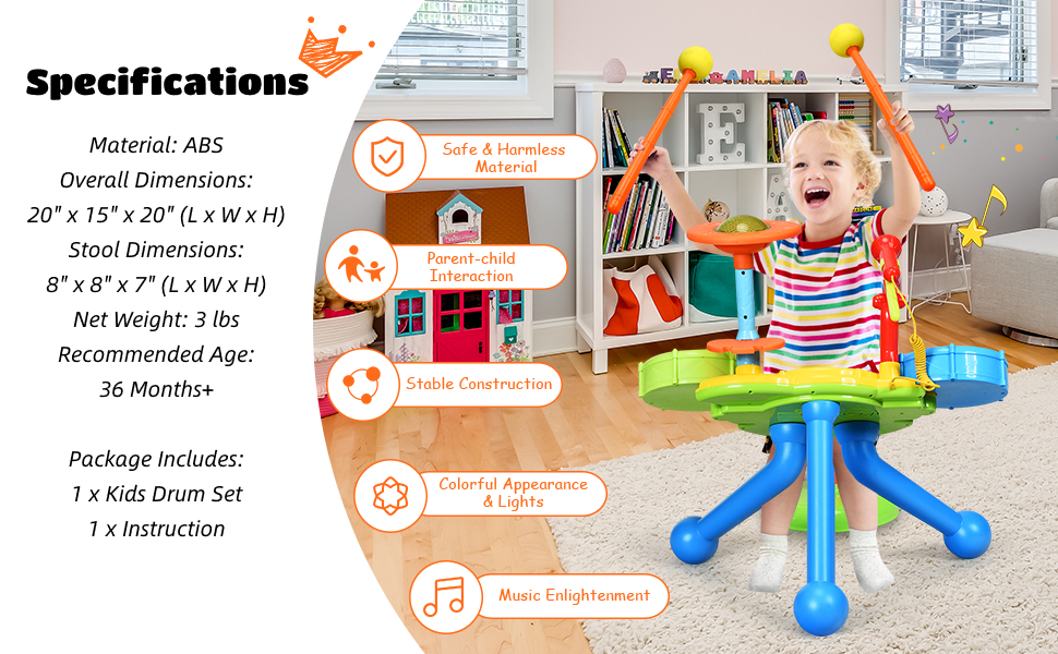 kids drum set