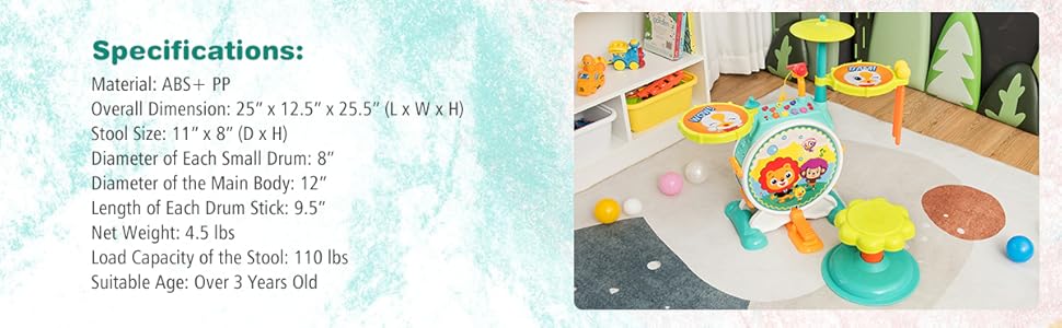 Kids Drum Toy
