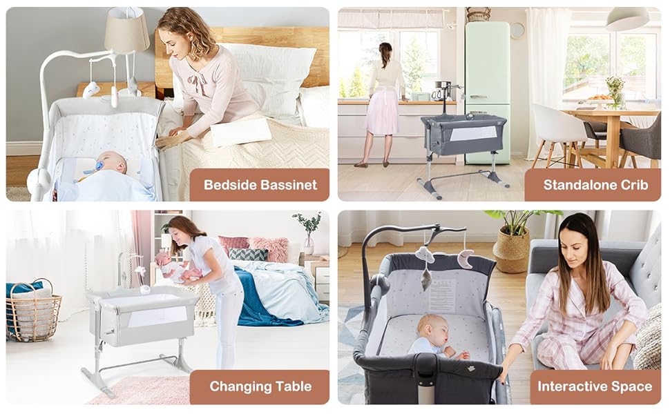 bedside sleeper, standalone crib