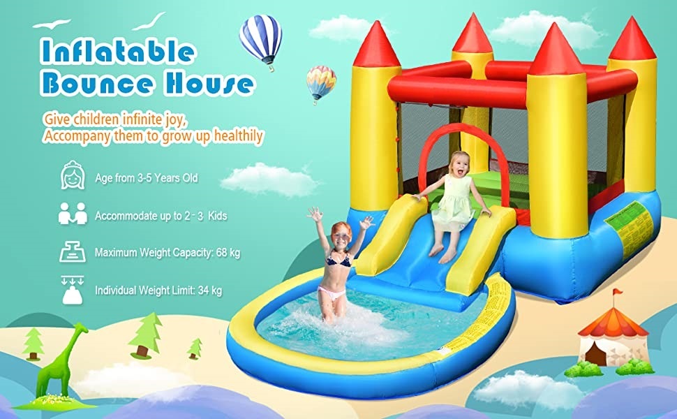 water bounce house