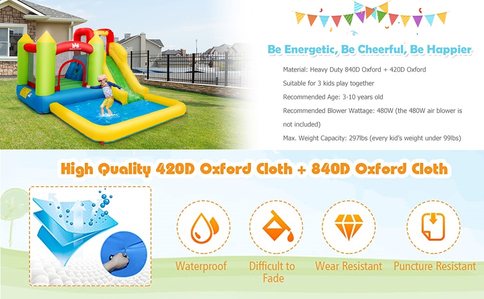 kids water slide pool