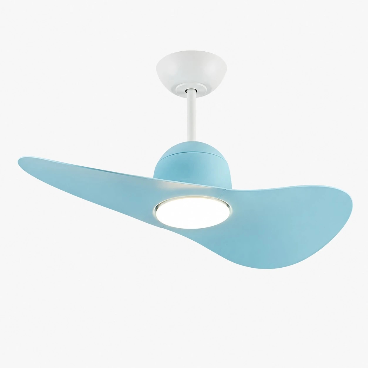 Designer Hat Two-Blade Ceiling Fan Light