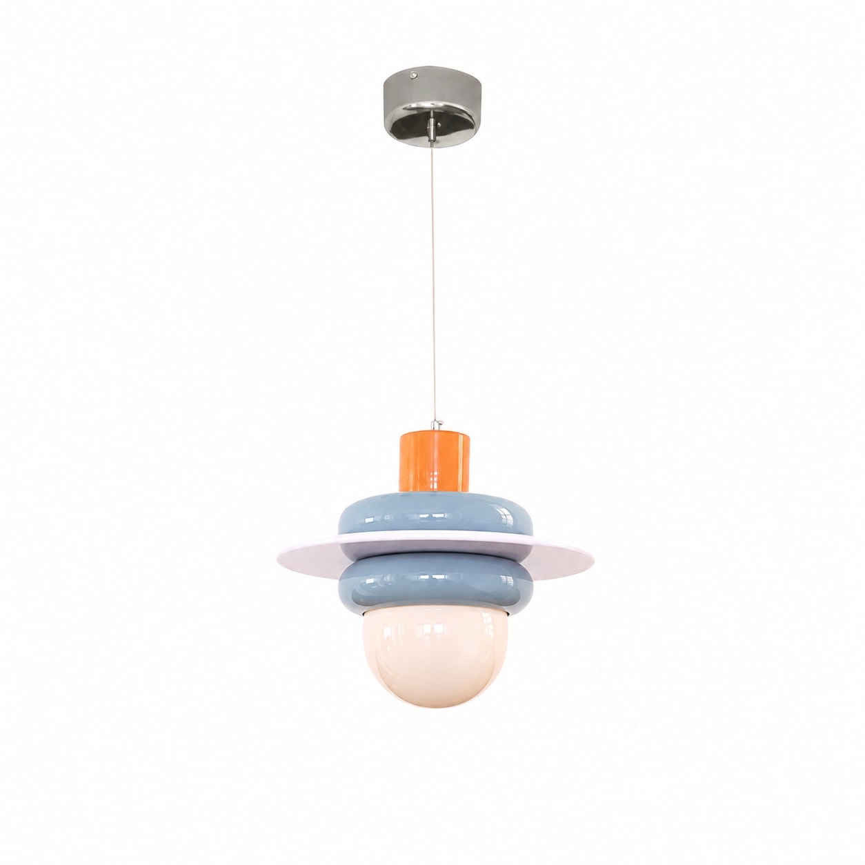 Sea salt blue Memphis pendant light full SKU view
